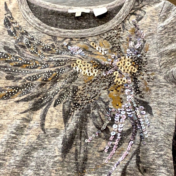 Miss Me girls medium bling top with lace backing - Picture 5 of 5